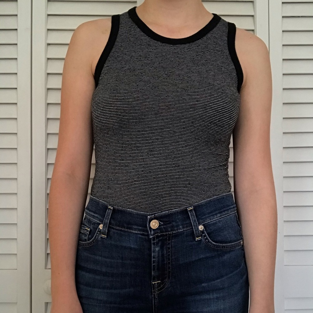 Thin stripped Brandy Melville tank top